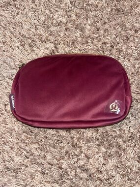 lululemon athletica Burgundy Waist Bag with Adjustable Strap